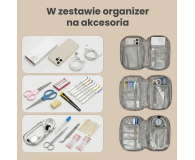 ExtraLink Black Forest by KM02 Beżowy kabinowy podróżny + kosmetyczka - 1570053 - zdjęcie 4